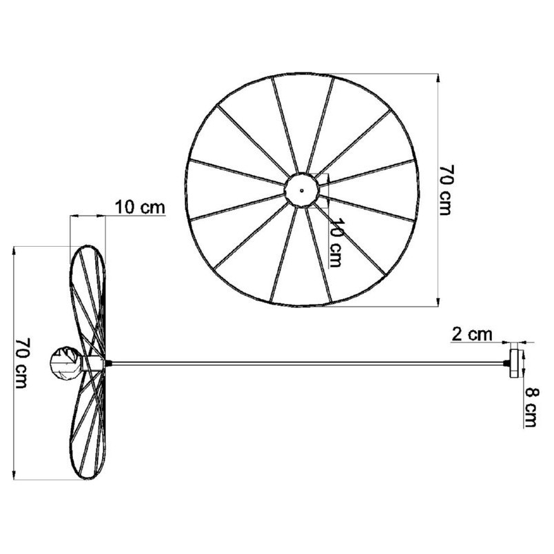 Lampa wisząca Eskola czarna - Thoro | Design i Loft