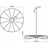 Lampa wisząca Eskola czarna | Thoro - Design i jakość
