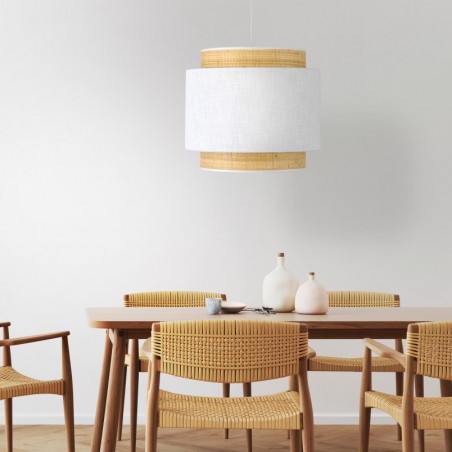 Lampa Wisząca Boho New Biała | TK Lighting - Stylowe Oświetlenie