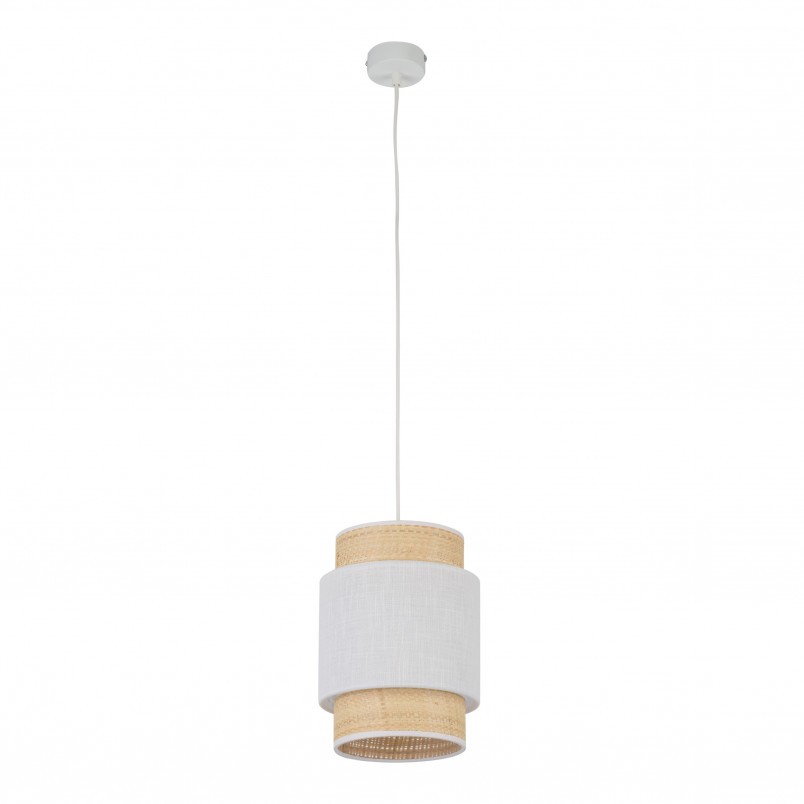 Lampa wisząca Boho New - TK Lighting | Biały rattan