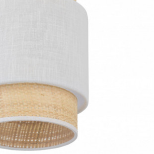 Lampa wisząca Boho New - TK Lighting | Biały rattan