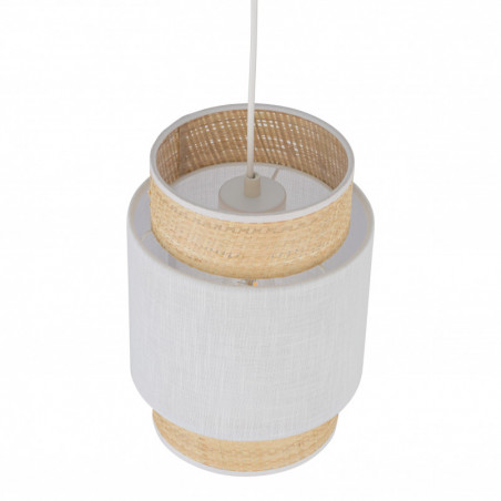 Lampa wisząca Boho New - TK Lighting | Biały rattan