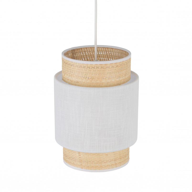 Lampa wisząca Boho New - TK Lighting | Biały rattan