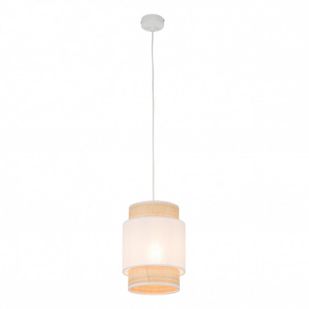 Lampa wisząca Boho New - TK Lighting | Biały rattan
