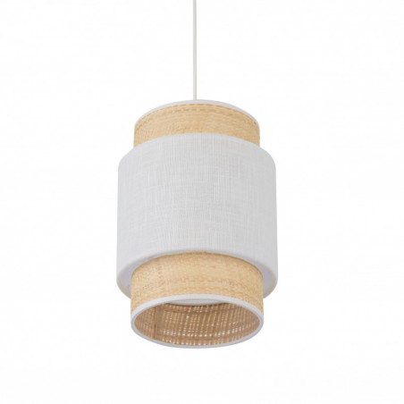 Lampa wisząca Boho New - TK Lighting | Biały rattan
