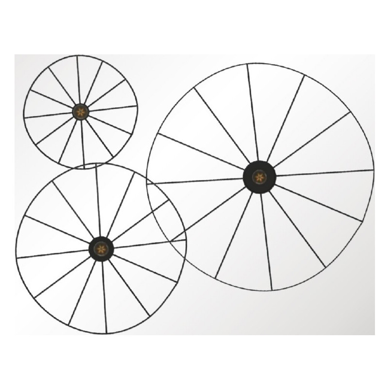 Kinkiet Eskola czarny Thoro | Designerski kinkiet 70cm