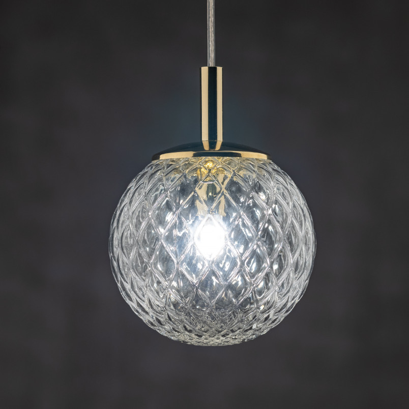 Lampa wisząca Cadix - Szkło, Złoto | TK Lighting
