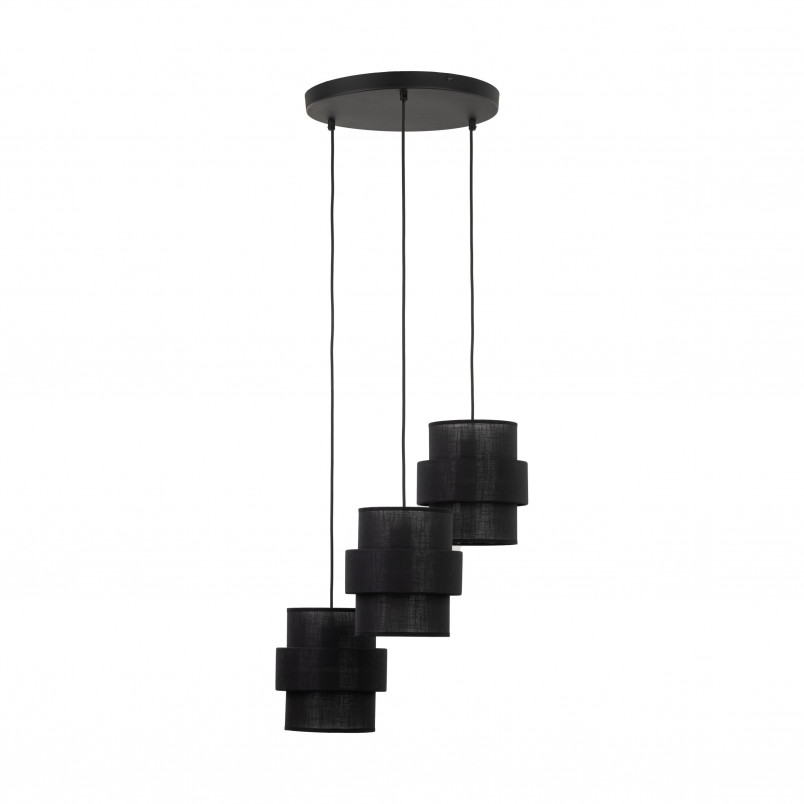 Lampa wisząca Calisto Black III - TK Lighting | Elegancki design