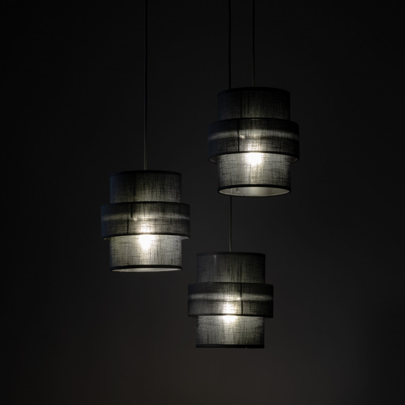 Lampa wisząca Calisto Black III - TK Lighting | Elegancki design