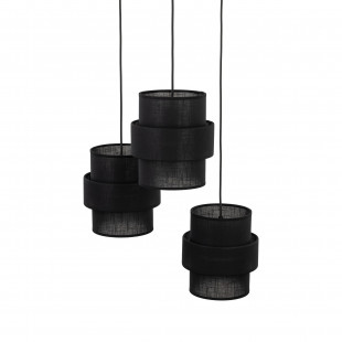 Lampa wisząca Calisto Black III - TK Lighting | Elegancki design