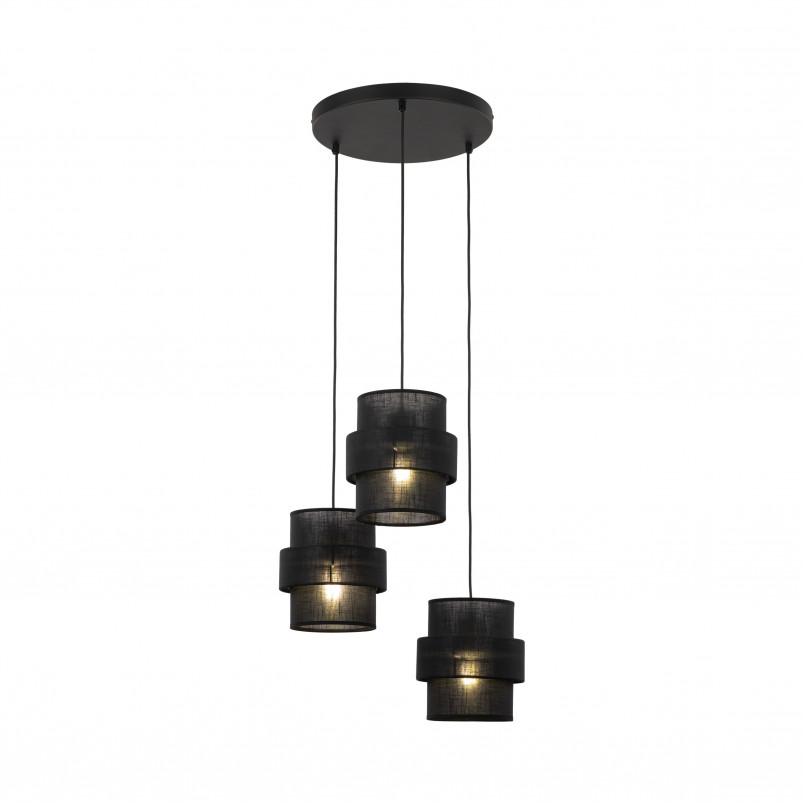 Lampa wisząca Calisto Black III - TK Lighting | Elegancki design