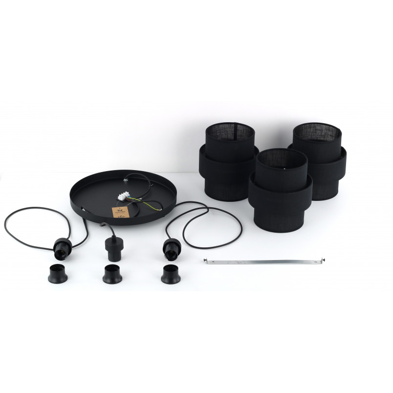 Lampa wisząca Calisto Black III - TK Lighting | Elegancki design
