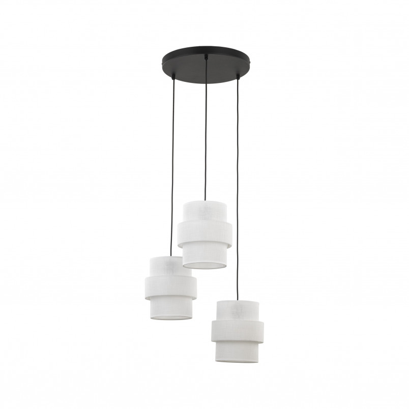Lampa wisząca Calisto White III | TK Lighting - 3 punkty