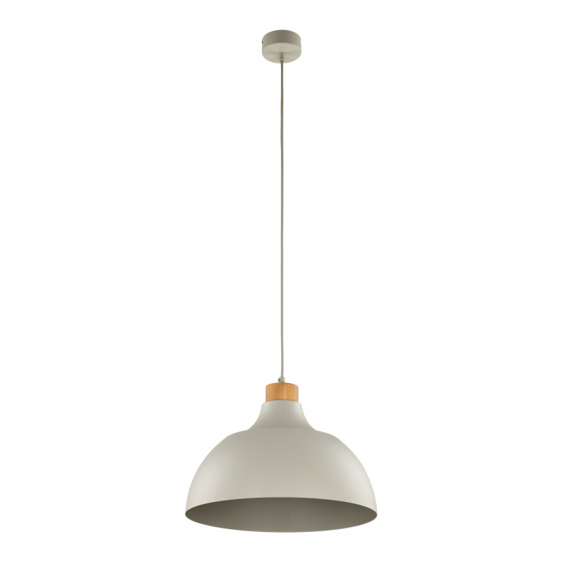 Lampa wisząca beżowa z drewna Cap TK Lighting | Skandynawski design