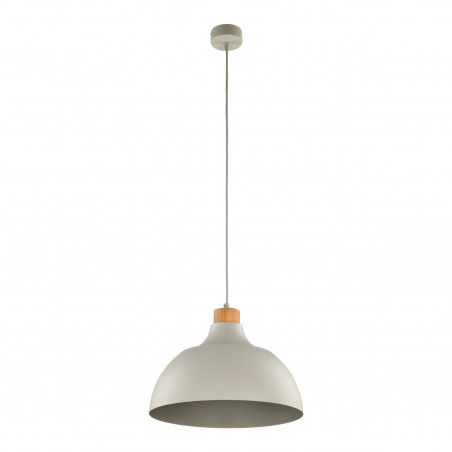 Lampa wisząca beżowa z drewna Cap TK Lighting | Skandynawski design