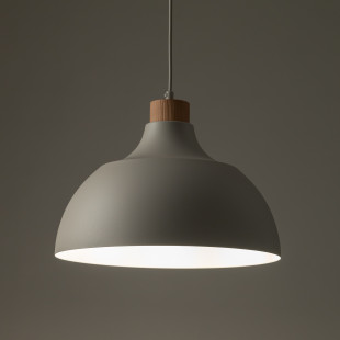 Lampa wisząca beżowa z drewna Cap TK Lighting | Skandynawski design