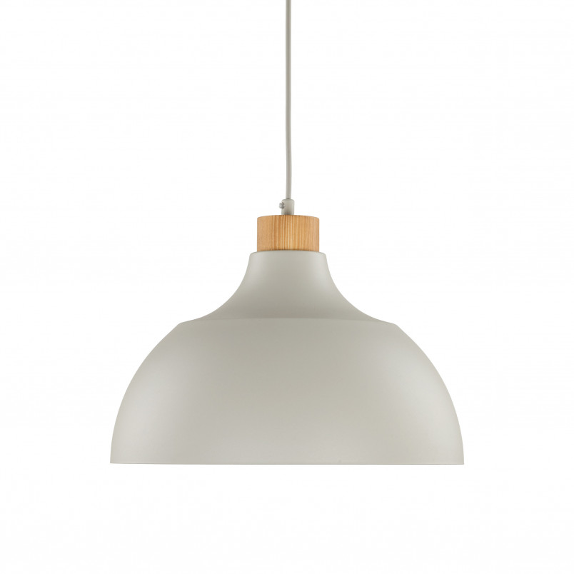 Lampa wisząca beżowa z drewna Cap TK Lighting | Skandynawski design