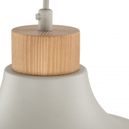 Lampa wisząca beżowa z drewna Cap TK Lighting | Skandynawski design
