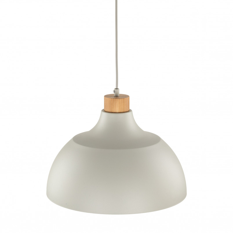 Lampa wisząca beżowa z drewna Cap TK Lighting | Skandynawski design