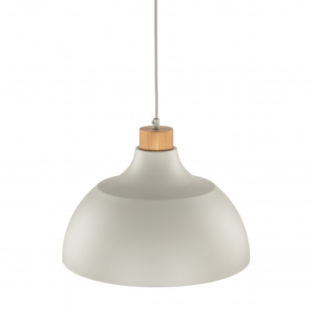 Lampa wisząca beżowa z drewna Cap TK Lighting | Skandynawski design