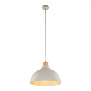 Lampa wisząca beżowa z drewna Cap TK Lighting | Skandynawski design