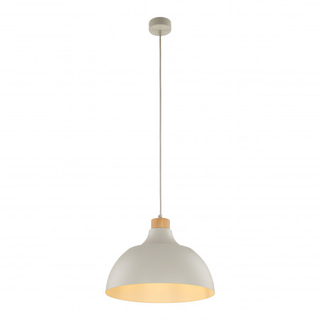 Lampa wisząca beżowa z drewna Cap TK Lighting | Skandynawski design