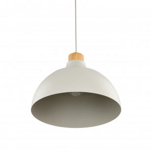 Lampa wisząca beżowa z drewna Cap TK Lighting | Skandynawski design