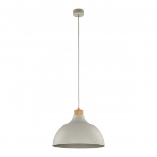 Lampa wisząca beżowa z drewna Cap TK Lighting | Skandynawski design