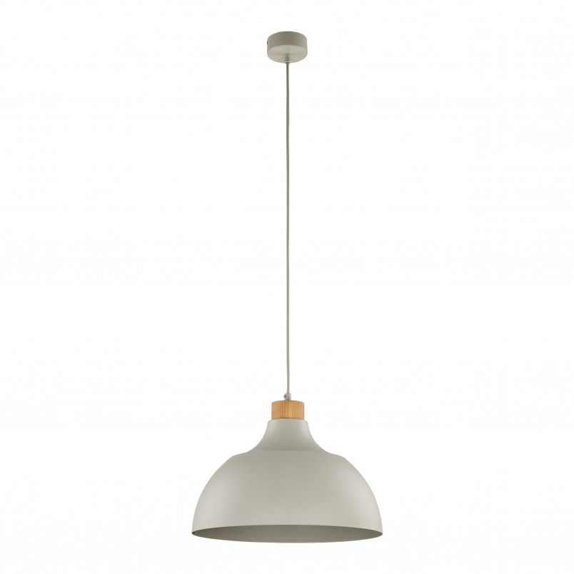Lampa wisząca beżowa z drewna Cap TK Lighting | Skandynawski design