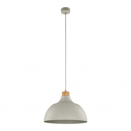 Lampa wisząca beżowa z drewna Cap TK Lighting | Skandynawski design