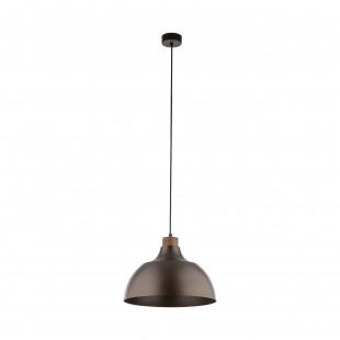 Lampa wisząca drewno Cap | Brązowa TK Lighting - Skandynawski Design