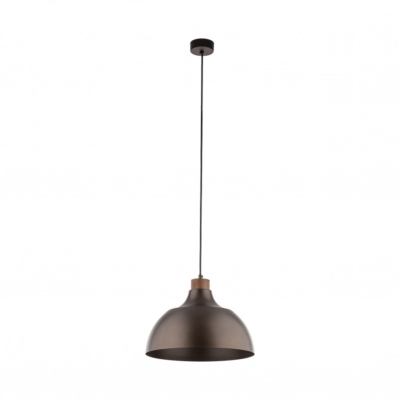 Lampa wisząca drewno Cap | Brązowa TK Lighting - Skandynawski Design
