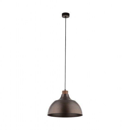 Lampa wisząca drewno Cap | Brązowa TK Lighting - Skandynawski Design