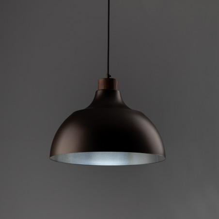 Lampa wisząca drewno Cap | Brązowa TK Lighting - Skandynawski Design