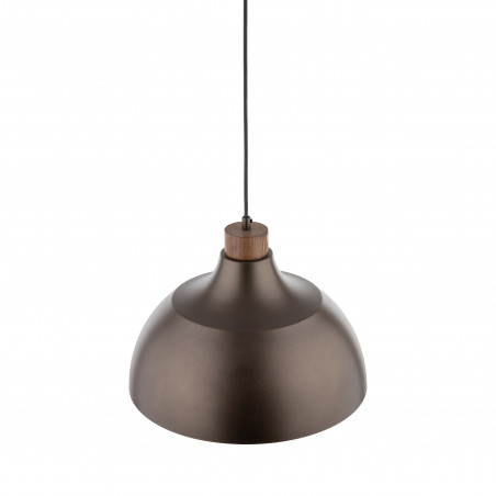 Lampa wisząca drewno Cap | Brązowa TK Lighting - Skandynawski Design