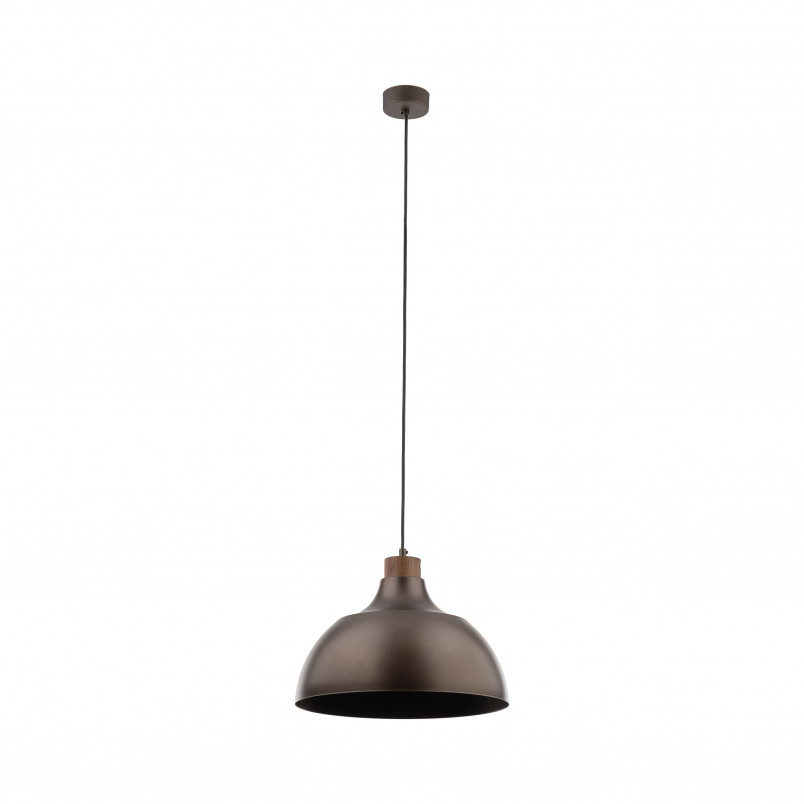 Lampa wisząca drewno Cap | Brązowa TK Lighting - Skandynawski Design