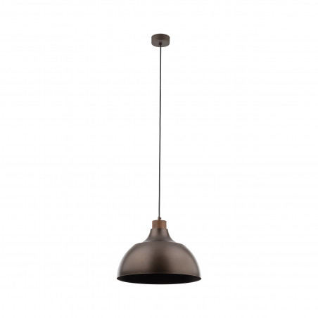Lampa wisząca drewno Cap | Brązowa TK Lighting - Skandynawski Design