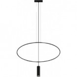 Lampa wisząca Holar czarna Thoro | Minimalistyczny design