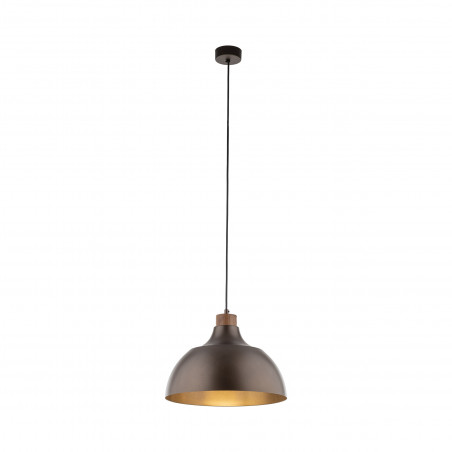 Lampa wisząca drewno Cap | Brązowa TK Lighting - Skandynawski Design