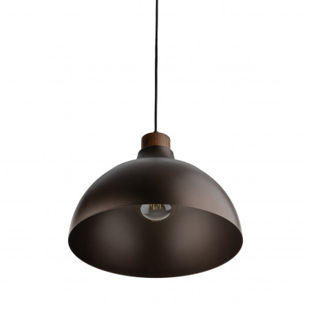 Lampa wisząca drewno Cap | Brązowa TK Lighting - Skandynawski Design