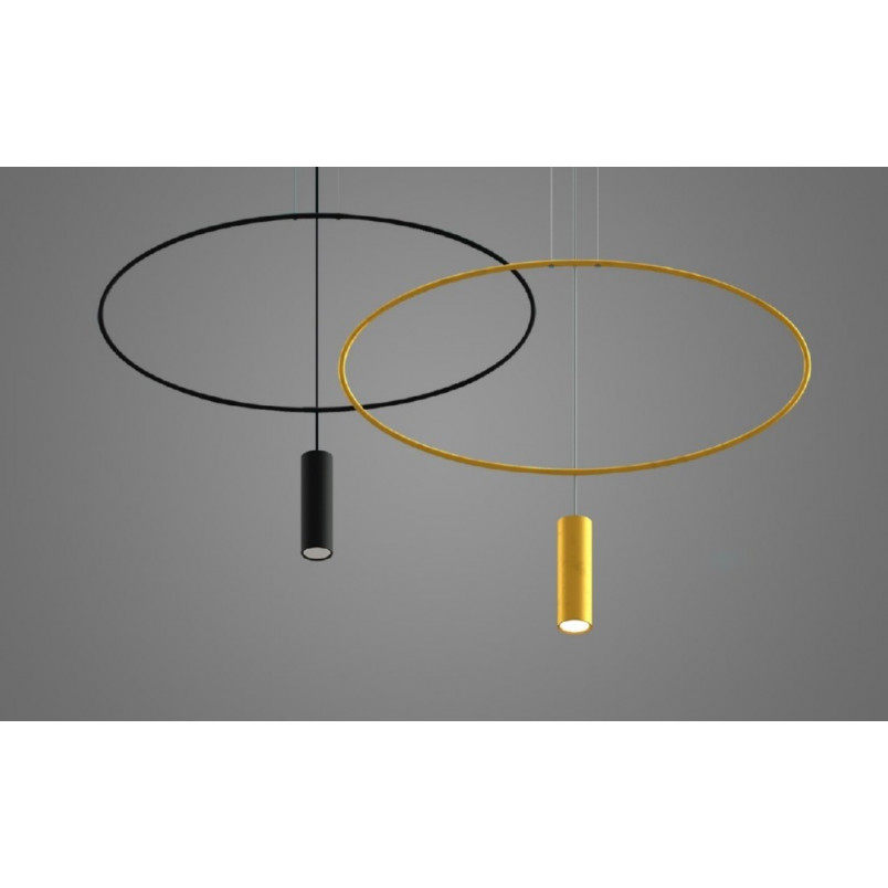Lampa wisząca Holar czarna Thoro | Minimalistyczny design