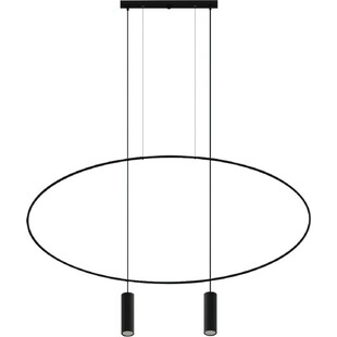 Lampa wisząca Holar 2 punkty czarna - Thoro | Minimalizm i styl