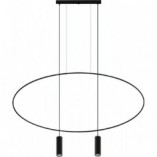 Lampa wisząca Holar 2 punkty czarna - Thoro | Minimalizm i styl