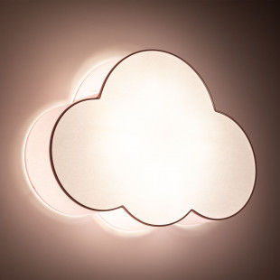 Plafon dziecięcy Cloud różowy TK Lighting | Światło z chmurką