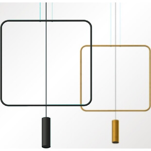 Lampa wisząca czarna Rana | Minimalistyczny design Thoro
