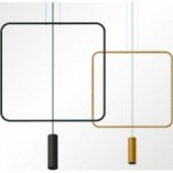 Lampa wisząca czarna Rana | Minimalistyczny design Thoro