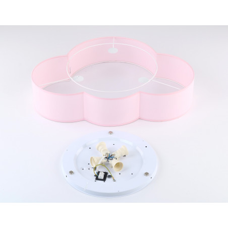 Plafon dziecięcy Cloud różowy TK Lighting | Światło z chmurką