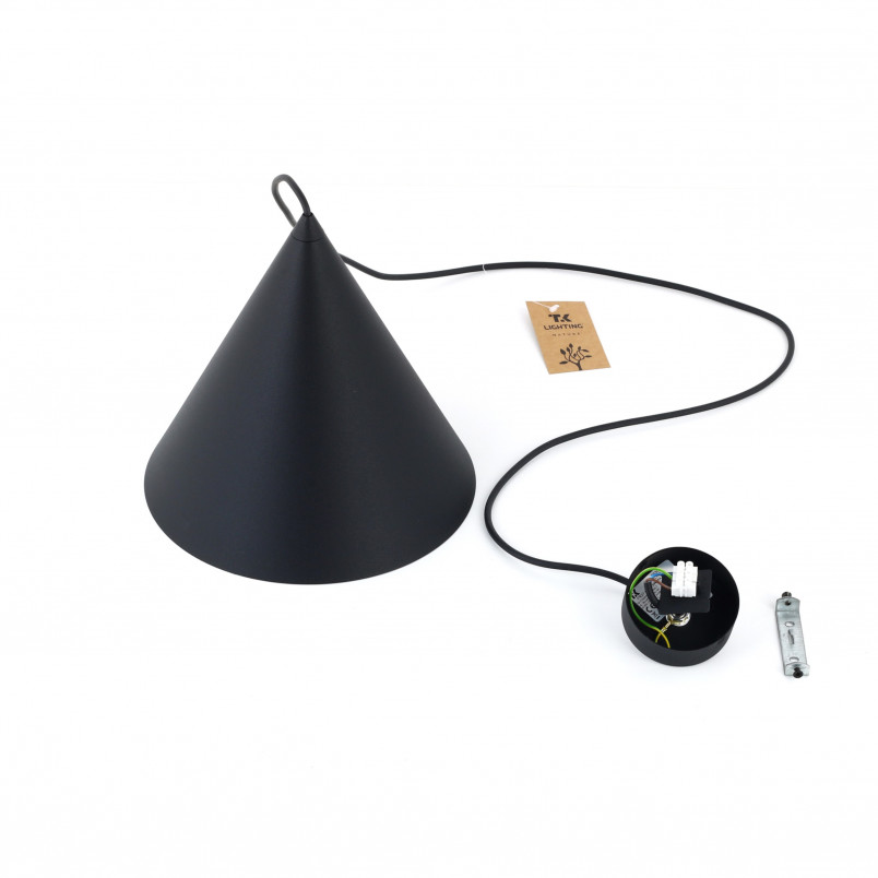 Lampa Wisząca Cono Black | TK Lighting - Loftowa Elegancja
