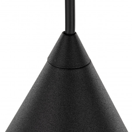 Lampa Wisząca Cono Black - TK Lighting | Loftowa, Czarna