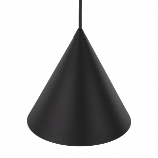 Lampa Wisząca Cono Black - TK Lighting | Loftowa, Czarna